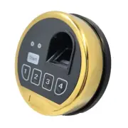 Biometric Fingerprint Safe Lock Gold Keypad Lock Swingbolt & 2 Override Keys