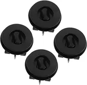 Set of 4 Car Floor Mat Retainer Clips Plastic Carpet Buckles Anti-slip Design Universal Fit for Vehicles