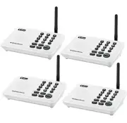 10-Channel Call ALL Wuloo Wireless Intercoms System for Home Room Talking 4PACK