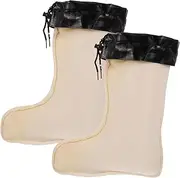 [VALICLUD] 1 Pair Thick Boot Liners for Cold Weather Comfortable Warm Insulation for Rain Boots Detachable Lining Covers for Winter Outdoor Activities