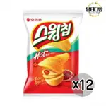 ORION SWING CHIP 炒紅辣椒醬味 60G X 12 EA