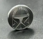 Golf Ball Marker - Clone Trooper Engraved - Stainless Steel