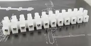 50pcs Wire 12 Position Barrier Terminal Strip Block 450V 30A 22-10 AWG