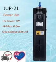 Sunsun 800L/H,UV 7W Sterilizer Built-in UV Recycle Water Pump For Fishbowl
