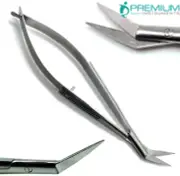 Micro Spring Castroviejo Scissors Sharp/Sharp 4.75" Angled Sqeeze Instruments