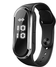 Mirpuytn Grounding Bracelet - Digital Display Watch - Anti-Static Ultrasonic Portable Rechargeable Gnat Prevention Bracelet for Elderly, Pregnant Women