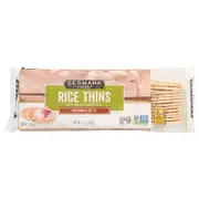 Sesmark, Rice Thins, Rice Snack Crackers, Brown Rice, 3.5 oz (100 g)