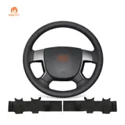 Black Artificial Leather Steering Wheel Cover for Geely EMGRAND EC7 EC715 EC718