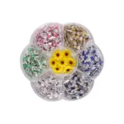 Colorful Insect Nail Charms Flower Nails Art Charms Bees Nails Art Decorations