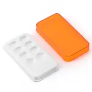 8 Holes Dental Shading Light Organizer Box Resin Teeth Patch Toning Plastic Tool
