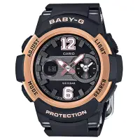 在飛比找博客來優惠-【CASIO】BABY-G街頭運動球衣風格休閒錶-黑(BGA