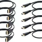 10 pcs 1.5ft HDMI Cable High Speed 2.0 4K 60Hz UHD HDR 2160P Ethernet HDTV HDCP