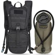 MARCHWAY Tactical Molle Hydration Pack Backpack with 3L TPU Water Bladder, Mi...