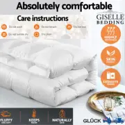 Giselle Bedding SUPER KING Size Goose Down Feather Quilt Doona Duvet 500GSM