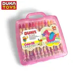 DUKA 彩色蠟 -24 種顏色的油蠟筆 -3324 號塑料盒