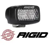 Rigid Industries SR-M Series PRO Surface Mount LED Light - Flood/ Diffused Black
