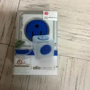 PowerCube Original 125V Compact 5 Outlet Power Strip Cube BLUE Resettable Ground