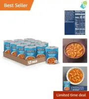 Authentic Creamy Tomato Soup & Penne Pasta with Vegetables - 12 Pack (18.5 oz)