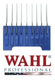 Wahl 3/8" Stainless Steel 5 in 1 Blade Attachment Guide Comb*Creativa,Chromado