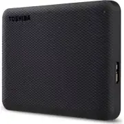 Toshiba Canvio Advance 1 TB External HDD, 2.5", USB 3.0, Gen1, Black Lightweight