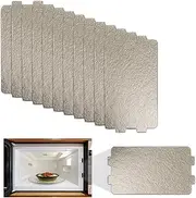 12 Microwave Oven Replacement Parts, 11.6 x 6.4 cm Mica Plate, Microwaveguide Cover, Mica Plate, Microwave Repair Replacement Part for Universal Microwave