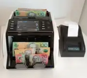 MONEY COUNTER GENUINE AUSCOUNT AUS1100 H/DUTY MIXED NOTES w Print
