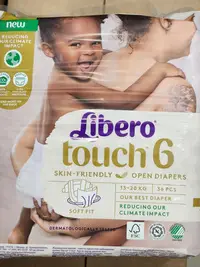 在飛比找Yahoo!奇摩拍賣優惠-麗貝樂Touch嬰兒紙尿褲6號