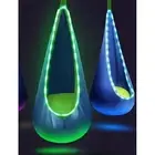 Child Hanging Hammock Chair with Lights Kids Pod Swing Seat for Indoor Kids