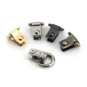 Bag Side Clip Buckle D Ring Edge Hanger Strap Belt Holder Leathercraft Hook 2Pcs