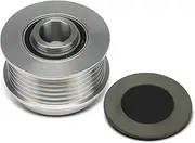 A-Premium Alternator Freewheel Clutch Pulley Compatible with Ford Ranger Mk2 2005-2012 & Chevrolet Blazer S10 1996-2010, S10 II Pickup 1994-2013, 6 Grooves Clockwise