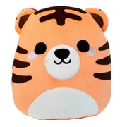 Squidglys 24cm Tiger Animal Plush Kids/Children Pillow Soft Cuddle Cushion 0m+