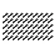 50 PCS 1" Heavy Duty Wall Snap Hook Black Coated For 1" Tie Down Webbing