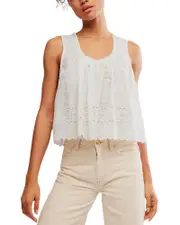 Free People Marina Eyelet Tank