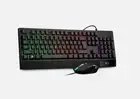 RGB Wired Gaming Keyboard and Mouse Combo, Mechanical Feeling, Backlit LED