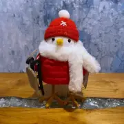 Target Wondershop 2021 Winter Featherly Friends NIPPY Bird W/ Puffer Coat & Sled