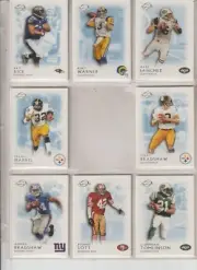 2011 TOPPS LEGENDS FOOTBALL 110-CARD (BLUE) INSERT LOT W/P.MANNINGT.BRADSHAW
