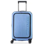 Delsey Securitime Zip 55 cm Top Opening 4-Wheel Expandable Cabin Suitcase - Lavender Blue
