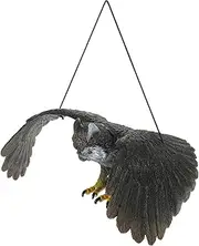 FUNOMOCYA Toys Rotating Owl Ornament Garden Decor Wind Yard Pendant Garden Hanging Art Owl Bird Deterrents for Garden Decorative Hanging Craft Ornaments to Rotate Plastic Chic