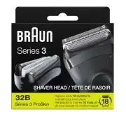 Braun Series 3 32B Men's Electric Shaver Head Replacement Cassette