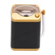 Electric Mini Washing Machine Cosmetic Tool Cleansing Machine Children Toy Gift (Gold)