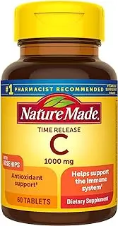 Nature Made Vitamin C 1000mg Timed Release with Rose Hips , 60 Tablets