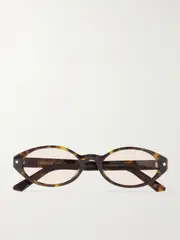 [DIOR Eyewear] DIOR Eyewear - Diorpacific R1i Oval-frame Tortoiseshell Acetate Sunglasses - One size One size Tortoiseshell