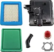 XXUMKL Fit For Quantum 795259 792040 691753 496116 Lawn Mower Air Filter Cartridge Air Filter Housing Air Filter Base Plate Kit