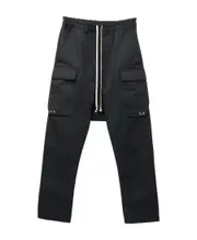 straight-leg drop-crotch trousers IT56 Black