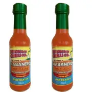 2 x Byron Bay Chilli Co Heavenly Habenero with Mango & Lemon X Hot Sauce 150ml