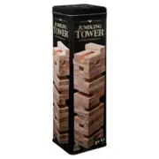 Tumbling Tower Wood in Tin (Cardinal)