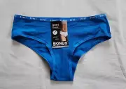 Bonds Ladies WRF4 VB7 Directoire Blue Icons Cheeky Brief Size 16 New