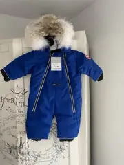 NWT Guaranteed Authentic Canada Goose Infant Lamb Unisex Snowsuit SZ 3-6 Mths