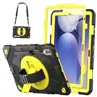 Case for Galaxy Tab S10 Plus/S9 Fe +/S9 Plus 5G Case 12.4 inch Yellow