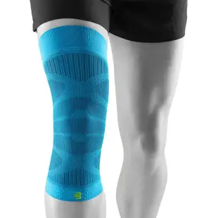 BAUERFEIND 保爾範 專業運動壓縮護膝束套 德國製 運動護具 7000036 天空藍 【樂買網】